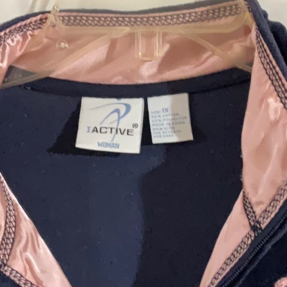 Blue and Pink Ski Snow Jacket